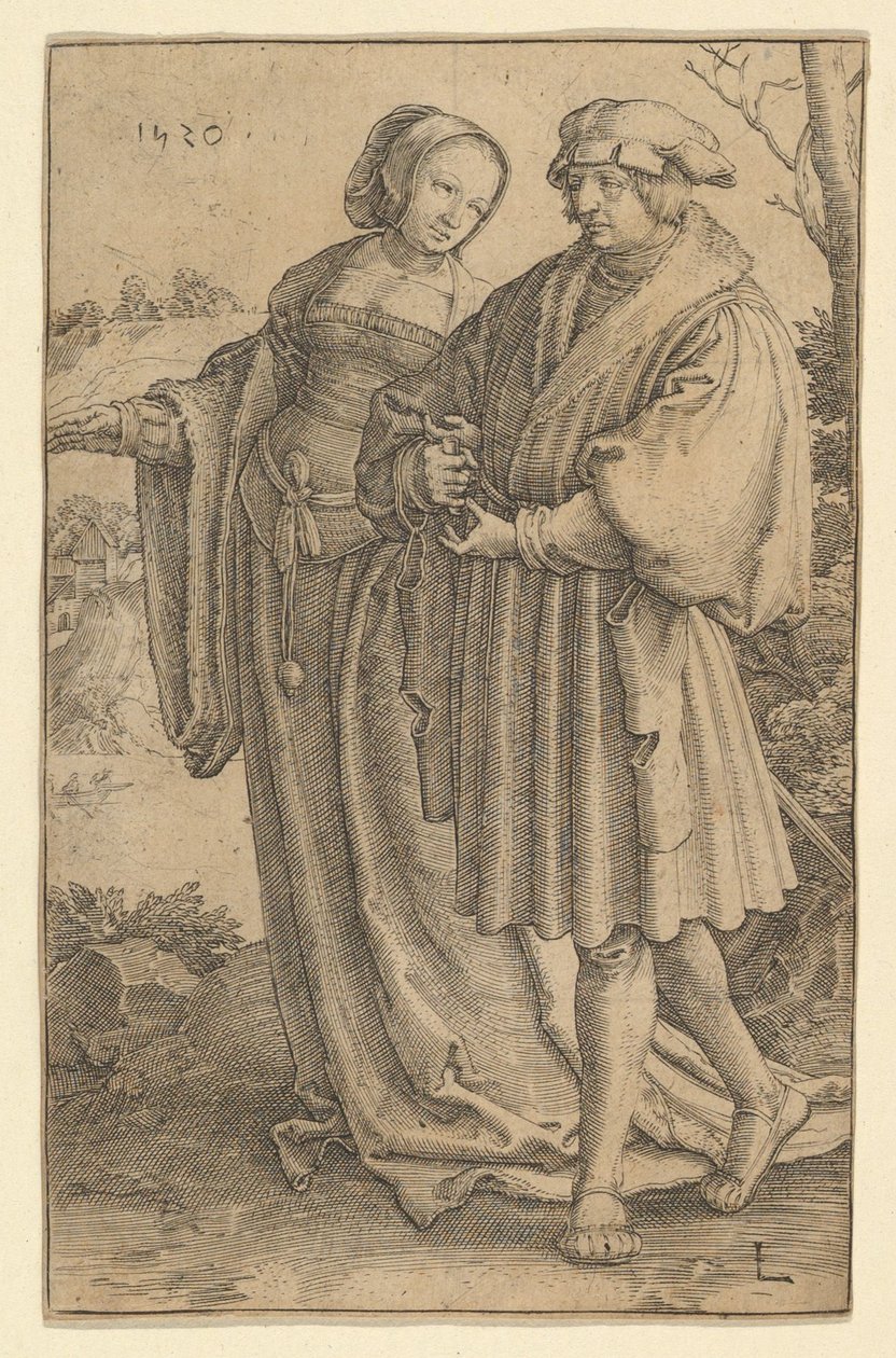 Promenade, 1520. tekijältä Lucas van Leyden