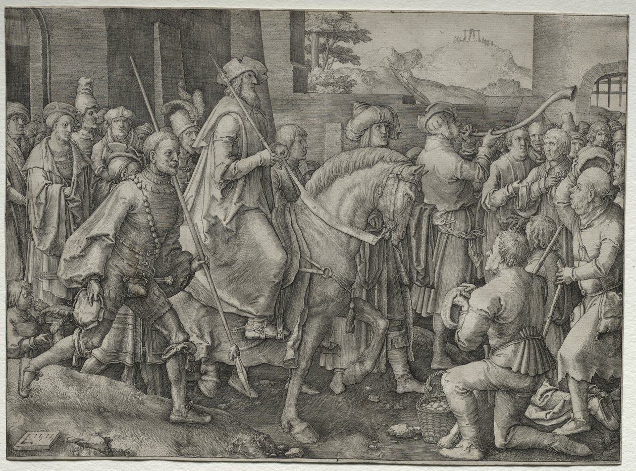 Mordokain riemuvoitto tekijältä Lucas van Leyden