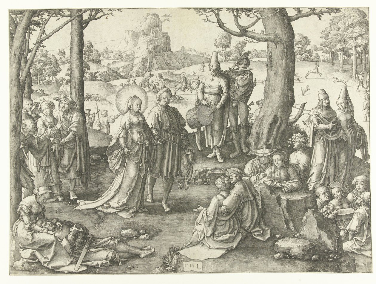 Maria Magdalenan maailmallinen elämä Hän on Maria Magdalena tekijältä Lucas van Leyden