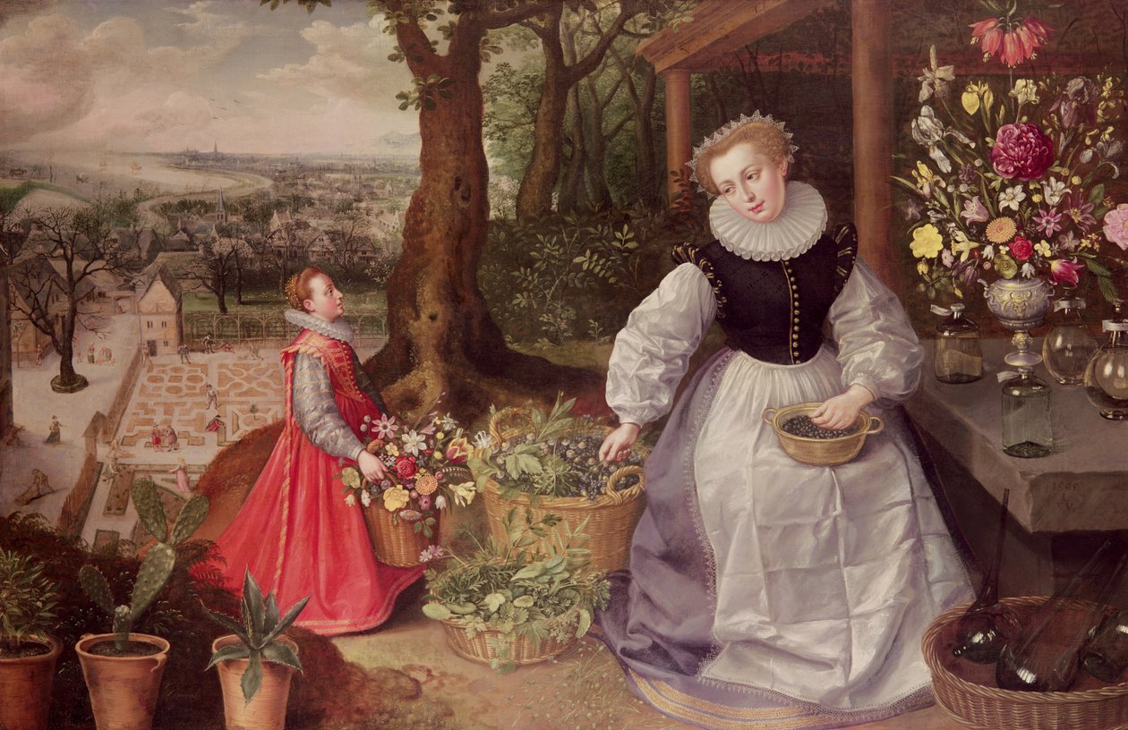 Kevät, 1595 tekijältä Lucas van Valckenborch