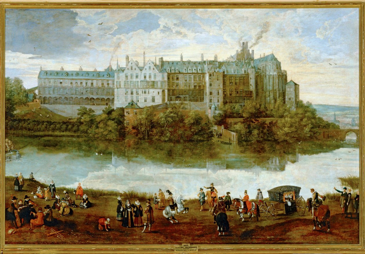Kuninkaallinen palatsi Brysselissä ... (maalaus kankaalle) tekijältä Lucas van Valckenborch