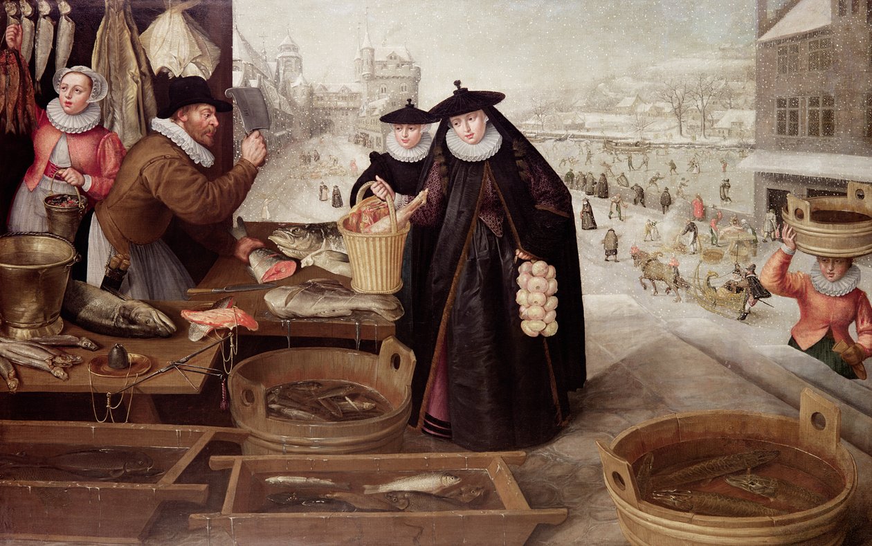 Talvi, 1595 tekijältä Lucas van Valckenborch