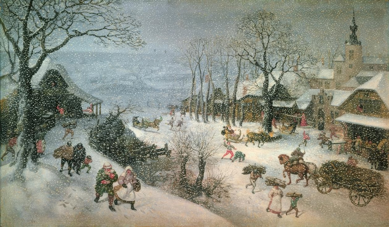 Winterlandschaft – helmikuu tekijältä Lucas van Valckenborch
