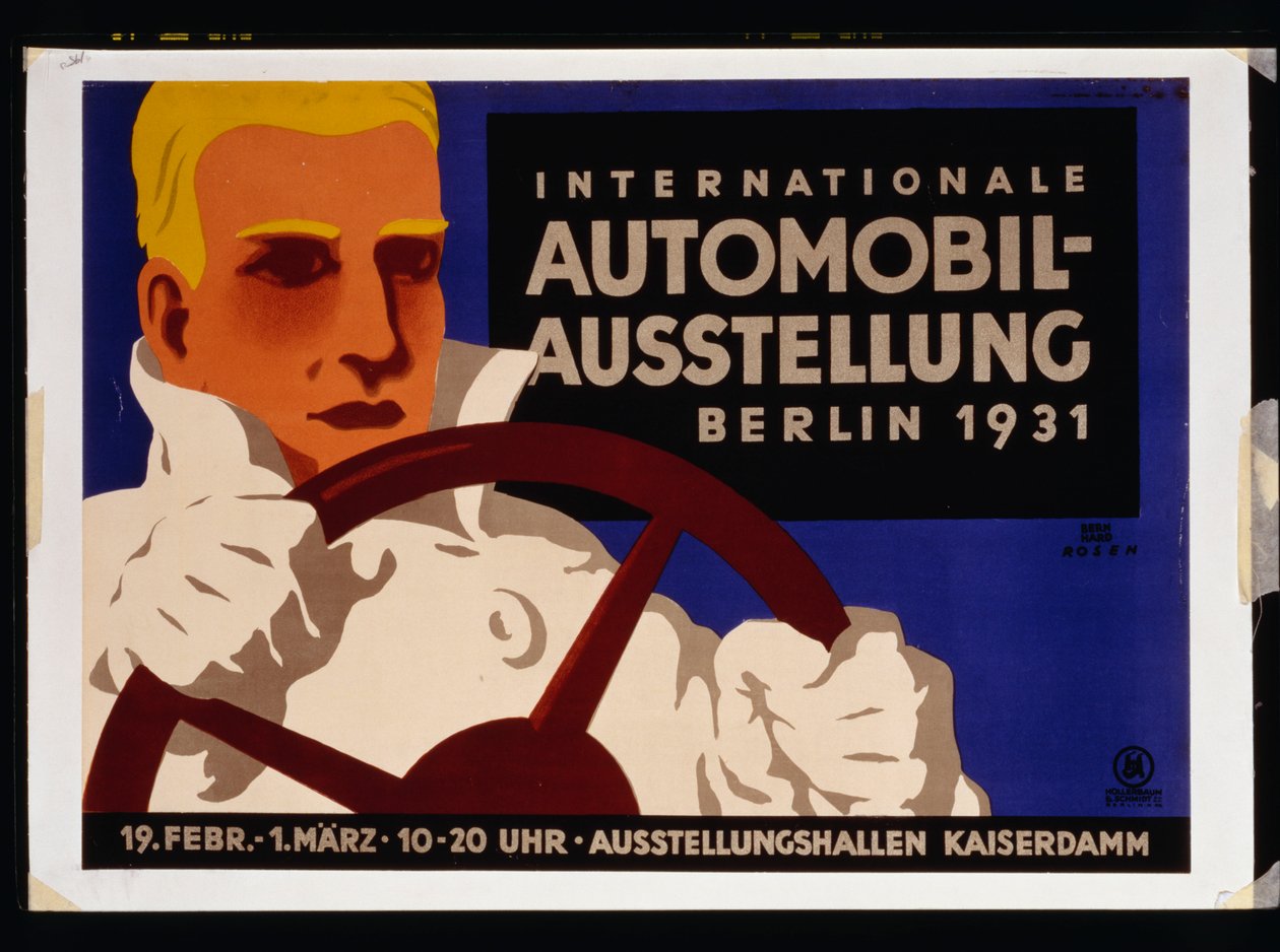 Kansainvälinen autonäyttely, Berliini 1931 tekijältä Lucian and Rosen F. (fl.1929) Bernhard