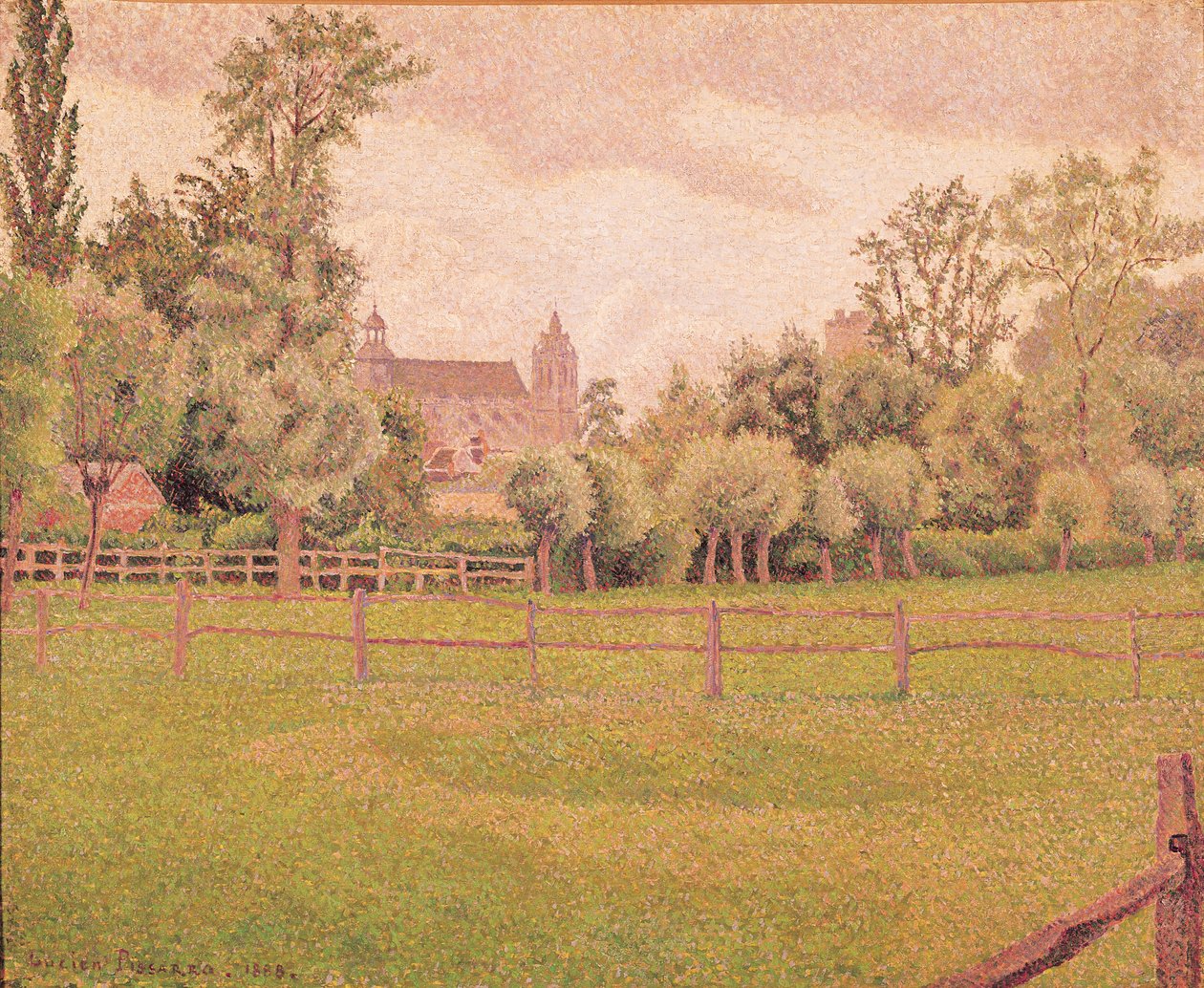Gisorsin katedraali, 1888 tekijältä Lucien Pissarro