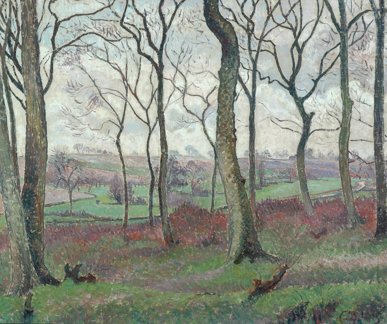Dunmow Road Tilty Woodista, 1915 tekijältä Lucien Pissarro