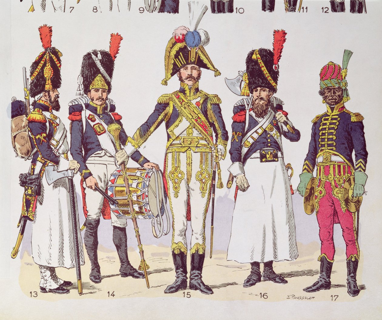 Ensimmäisen imperiumin kranaadierivartijat tekijältä Lucien Rousselot