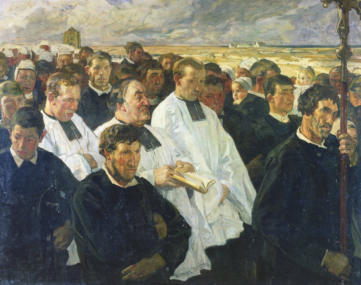 Kulkue Penmarchiin, 1900 tekijältä Lucien Simon