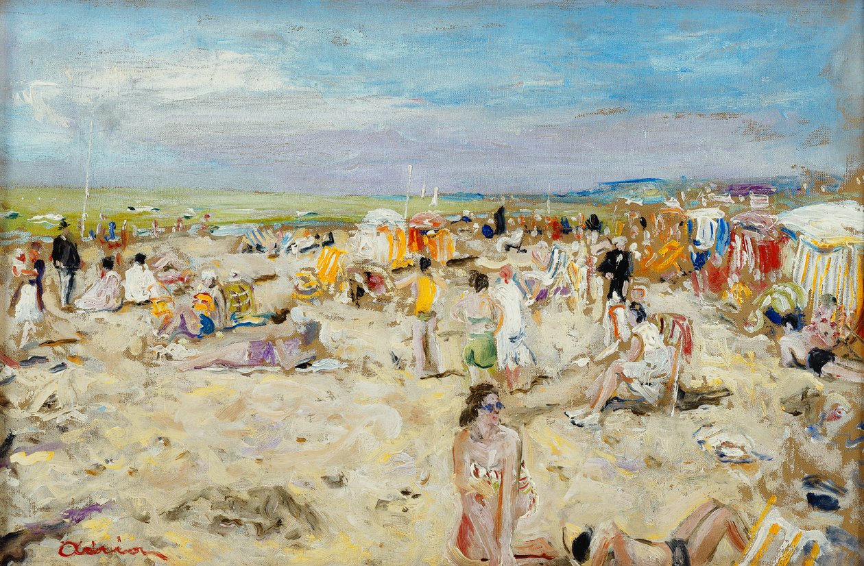 Rannalla; Sur la Plage tekijältä Lucien Adrion