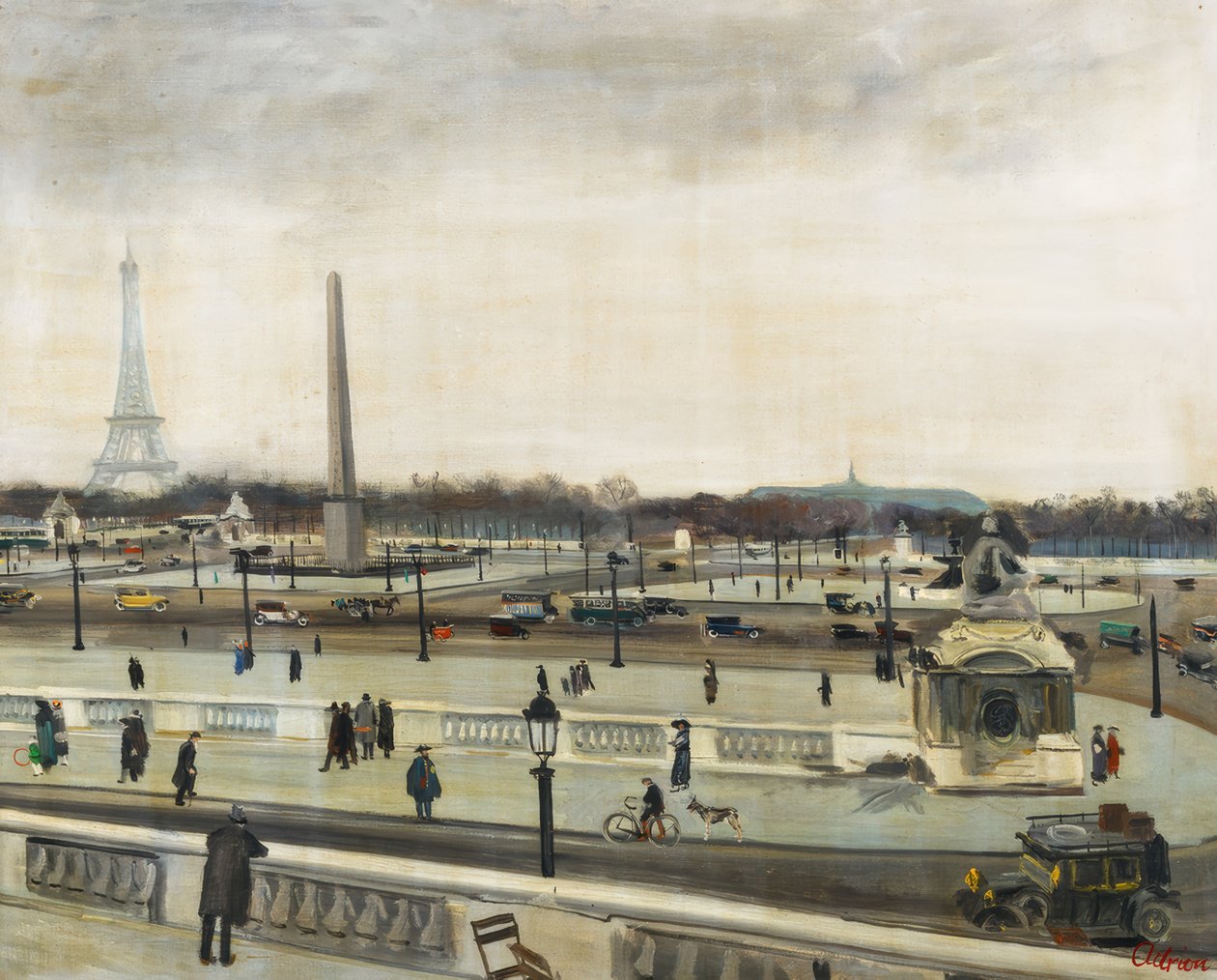 Nimetön (Place de la Concorde) tekijältä Lucien Adrion