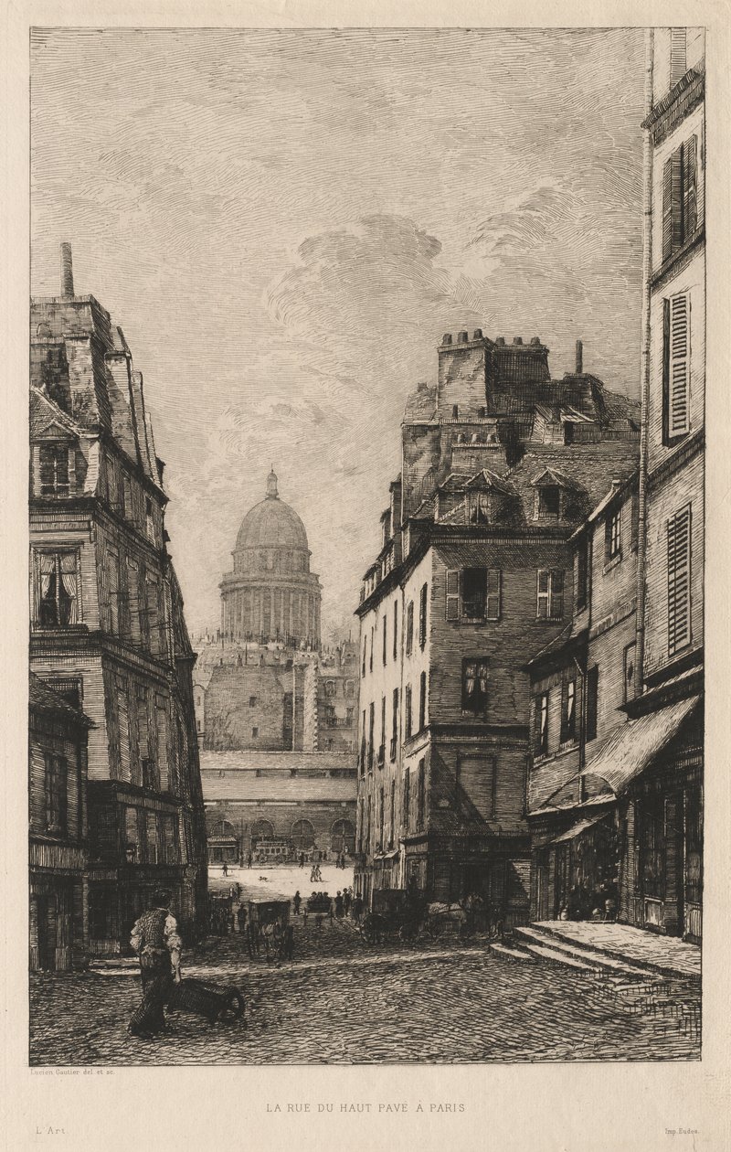 Rue du Haut Pavé Pariisissa tekijältä Lucien Gautier