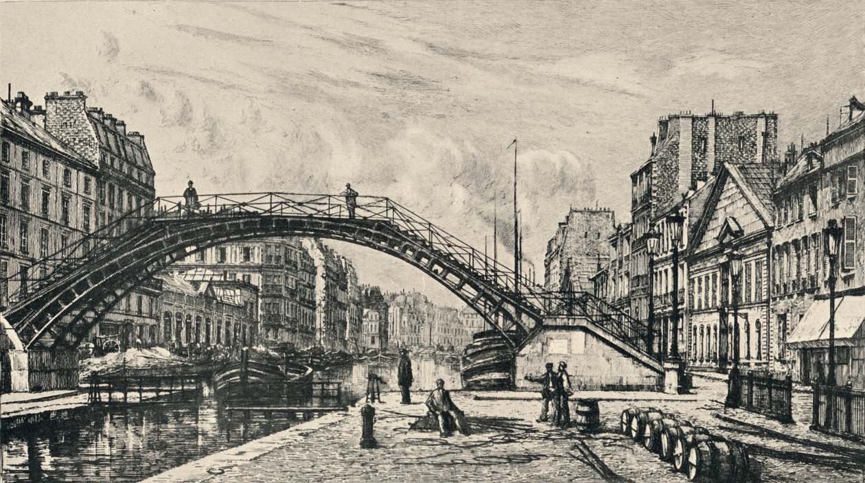 "Quai de Jemmapes", 1915 tekijältä Lucien Gautier