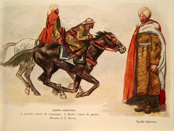 Algerian spahit ensimmäisen maailmansodan aikana tekijältä Lucien Hector Jonas