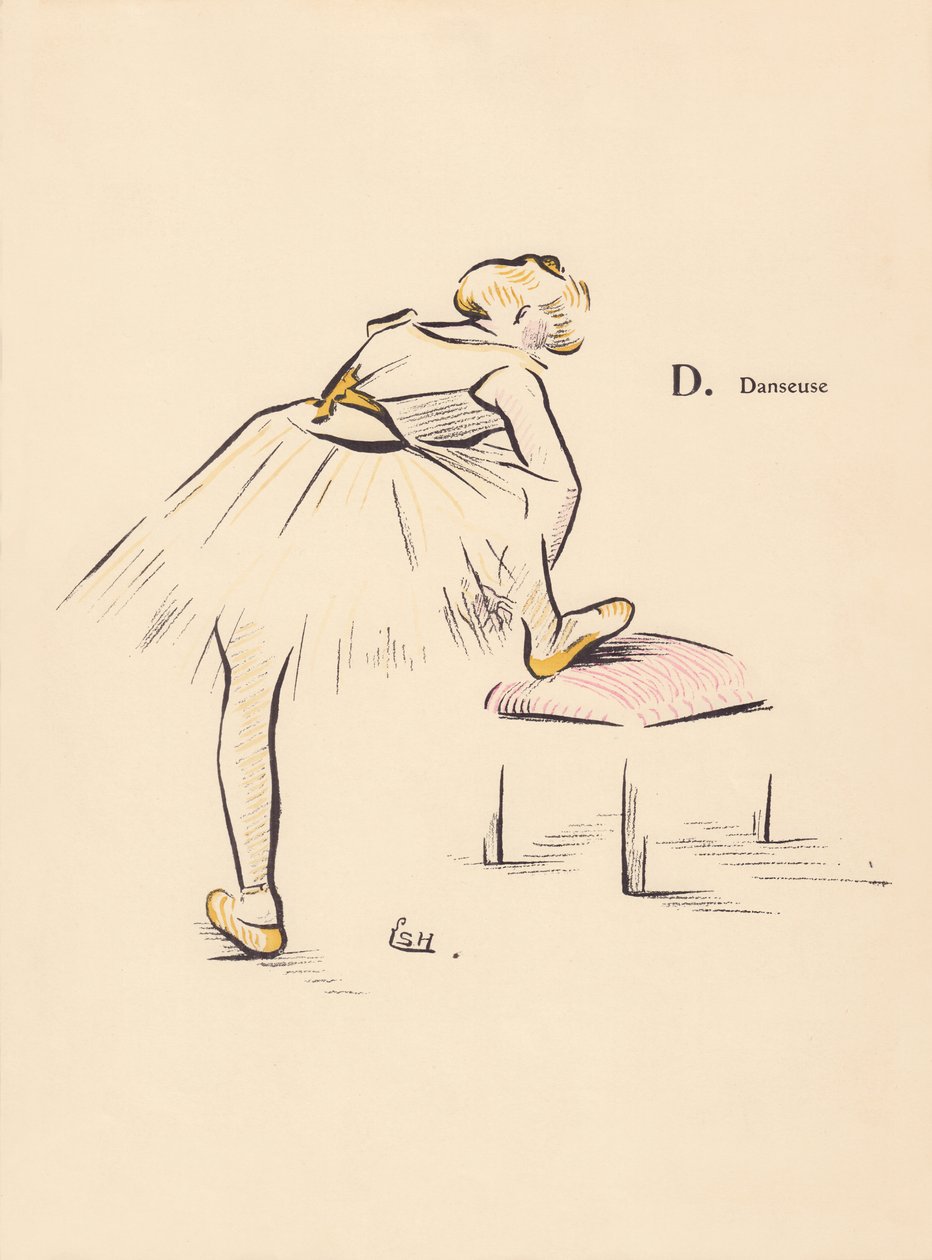 D. Tanssija tekijältä Lucien L. (active 1904) Henreaux