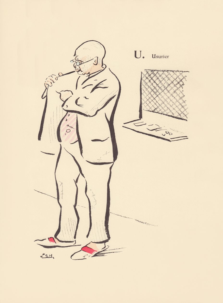 U. koronantaja tekijältä Lucien L. (active 1904) Henreaux