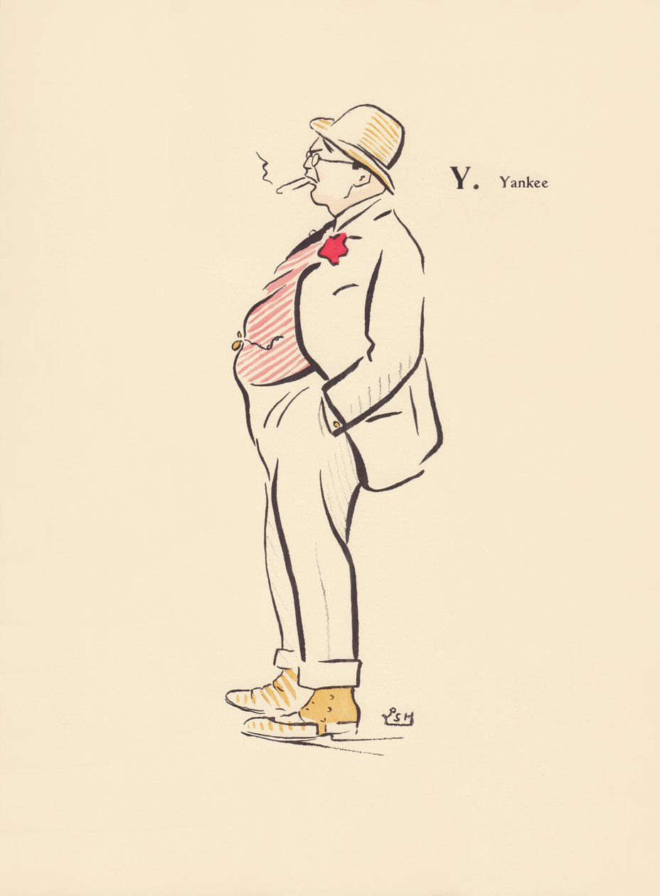 Y. YYankee tekijältä Lucien L. (active 1904) Henreaux