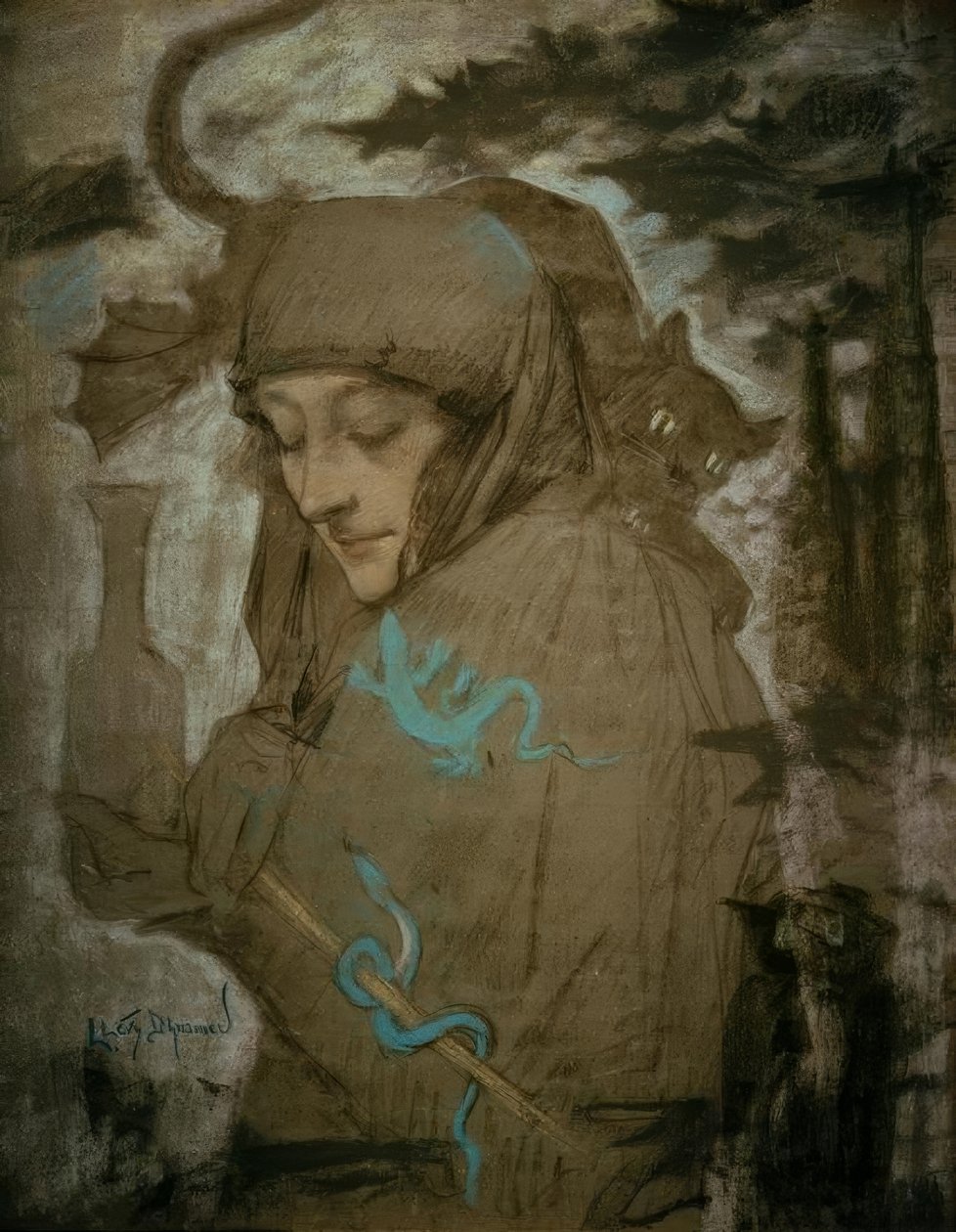 Noita tekijältä Lucien Levy-Dhurmer