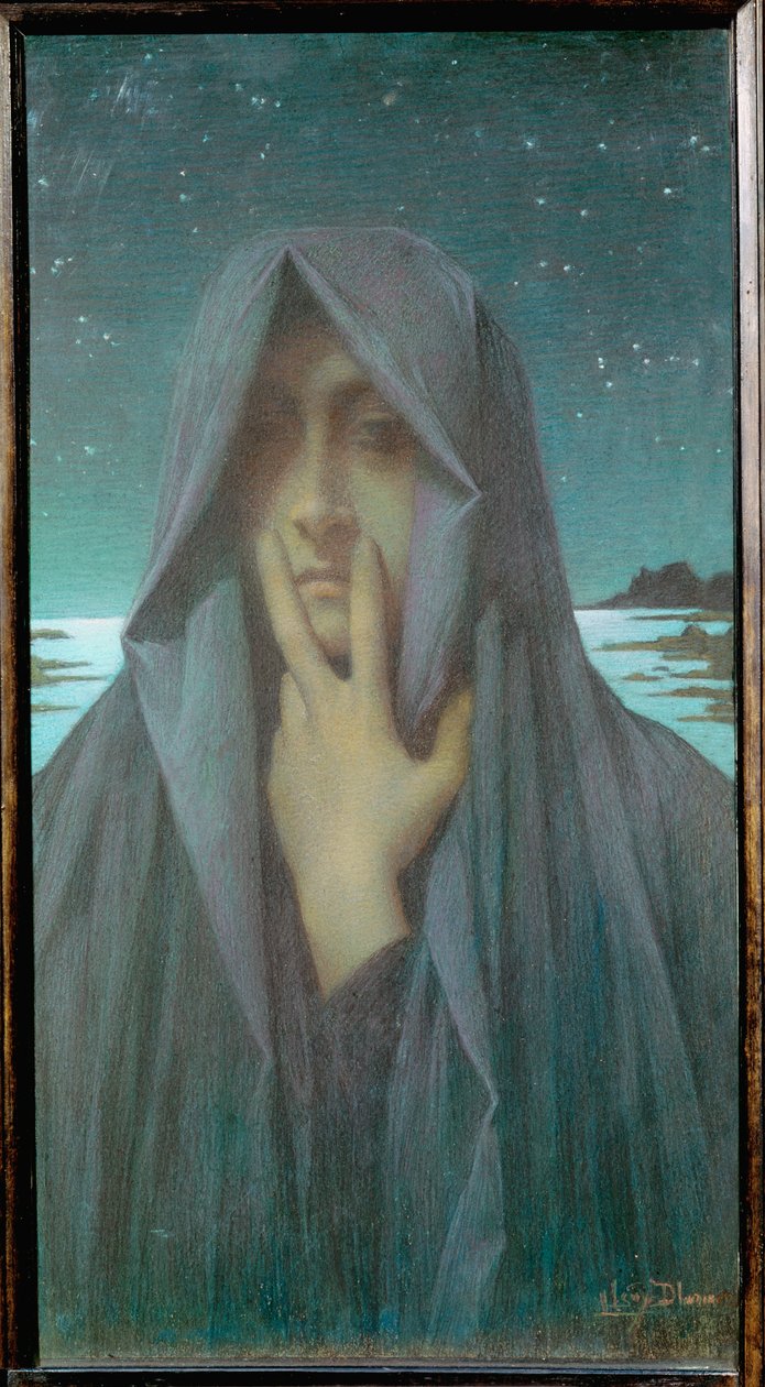 Hiljaisuus tekijältä Lucien Levy-Dhurmer