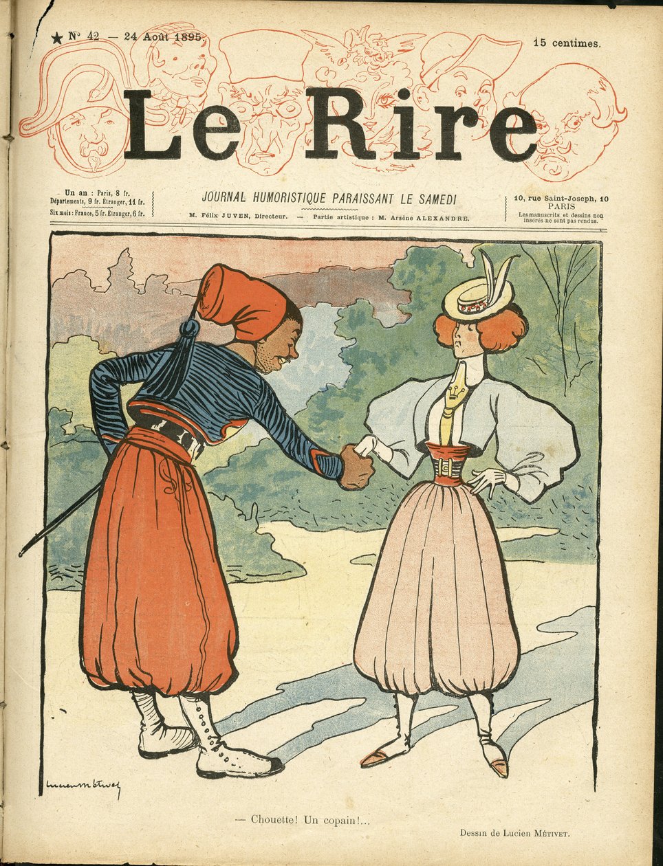 "Le Riren" kansi tekijältä Lucien Metivet