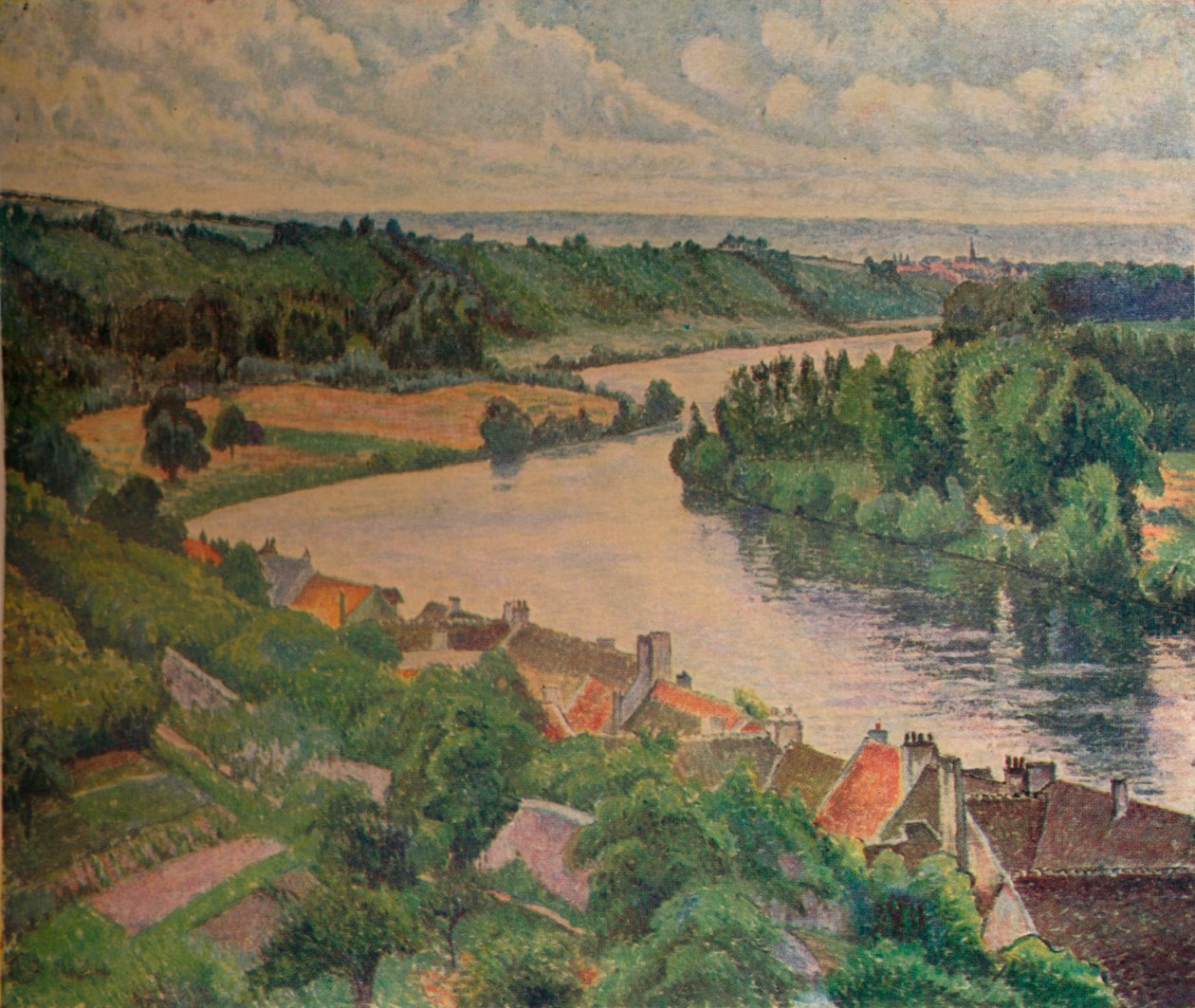 La Frette ja Sartrouville, 1924. 1925 tekijältä Lucien Pissaro