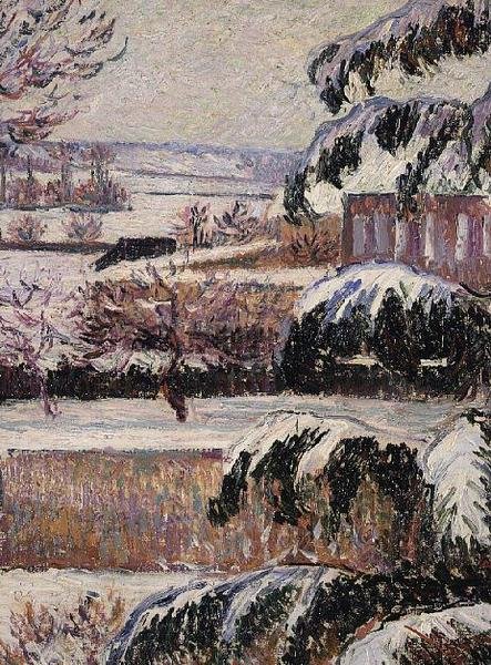 Impression of Snow, Eragny tekijältä Lucien Pissarro