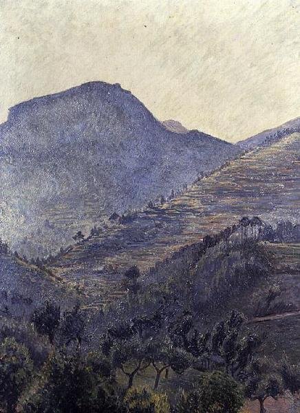 La Bau, auringonlasku tekijältä Lucien Pissarro