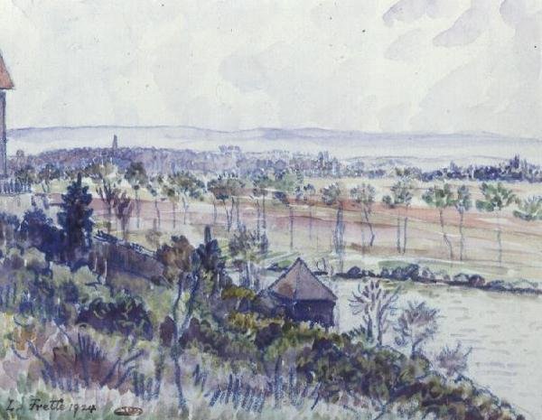 La Frette tekijältä Lucien Pissarro