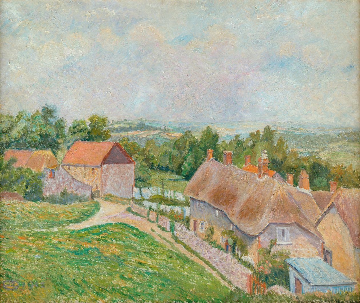 Phippens-mökki, Hewood Green tekijältä Lucien Pissarro