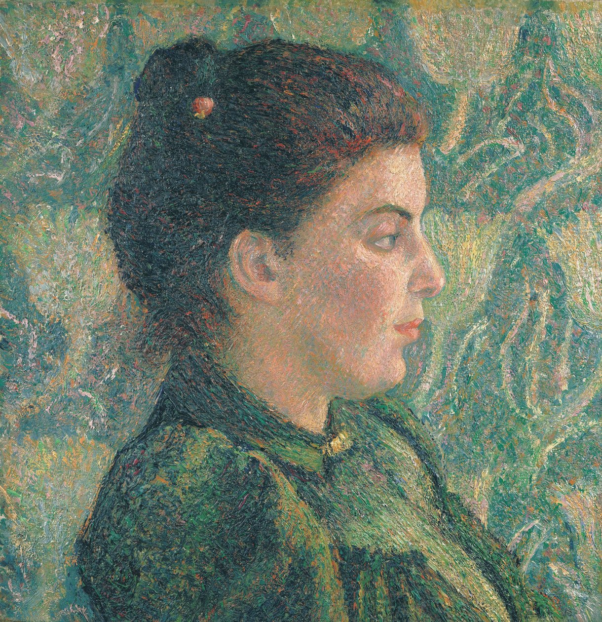 Estherin muotokuva profiilissa tekijältä Lucien Pissarro