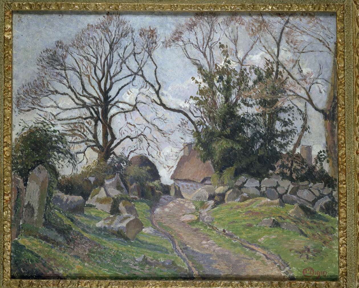 Poulfenc Riecissä, 1910 tekijältä Lucien Pissarro