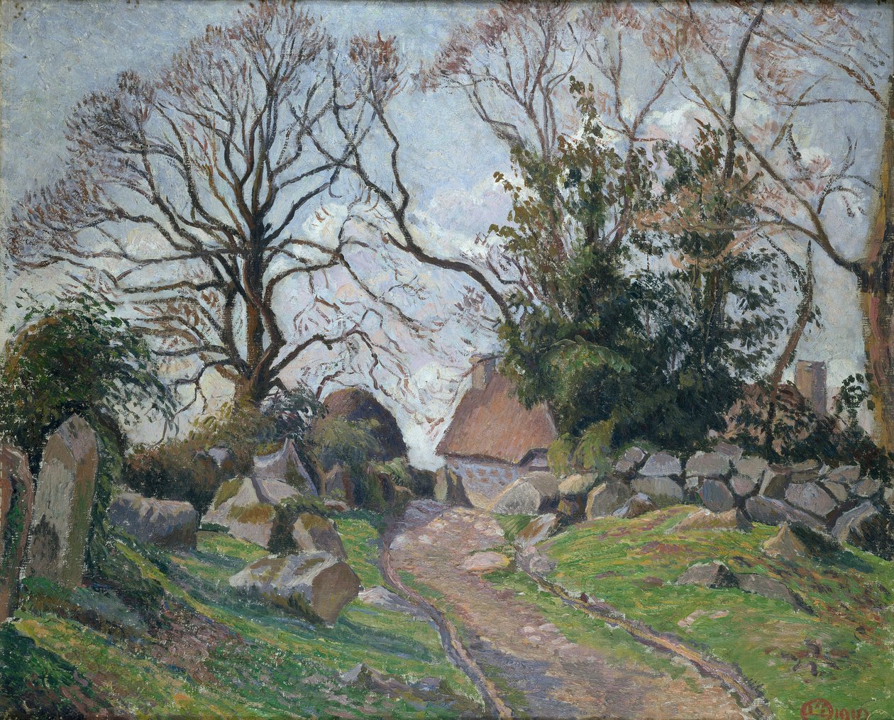 Poulfenc a Riec, 1910 tekijältä Lucien Pissarro