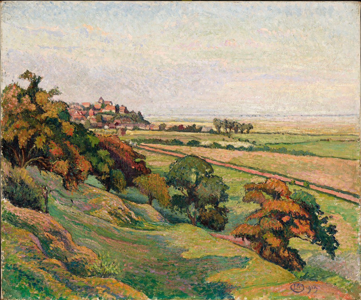 Ruis Cadboroughista, auringonlasku tekijältä Lucien Pissarro