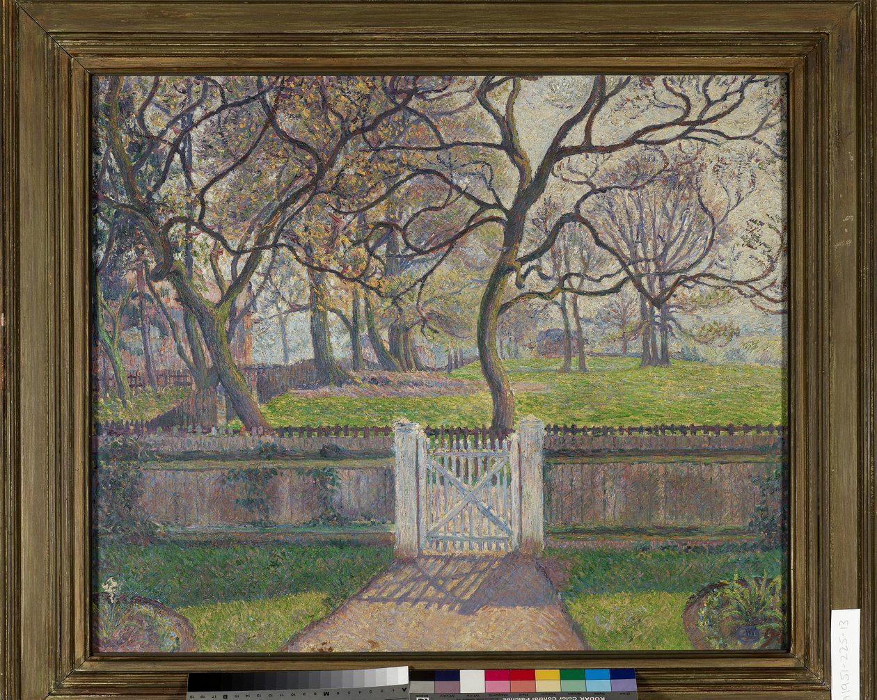 Puutarhan portti, Epping tekijältä Lucien Pissarro