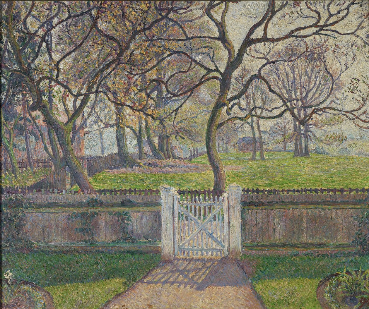 Puutarhan portti, Epping, 1894 tekijältä Lucien Pissarro