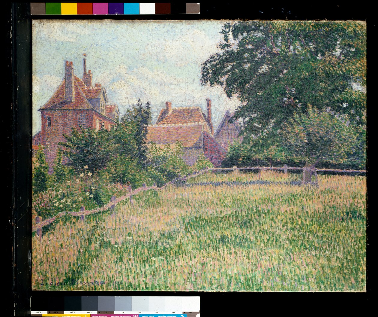 Kuuron naisen talo, Eragny tekijältä Lucien Pissarro