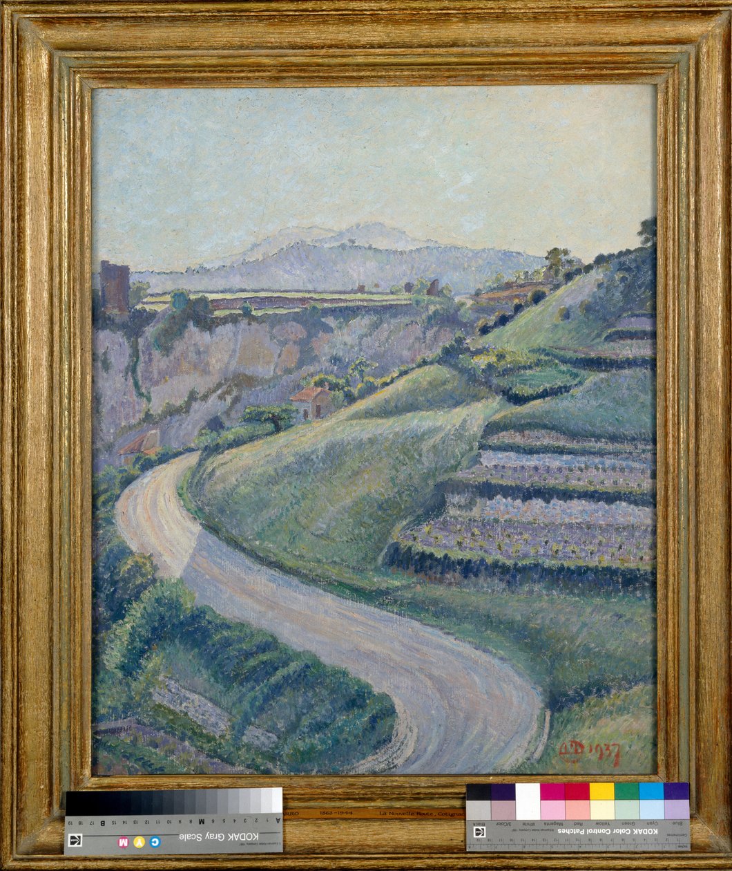 Uusi tie, Cotignac tekijältä Lucien Pissarro