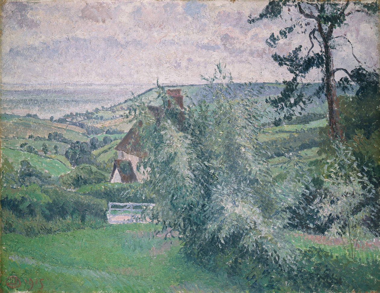 Willows, Fishpond, Dorset tekijältä Lucien Pissarro