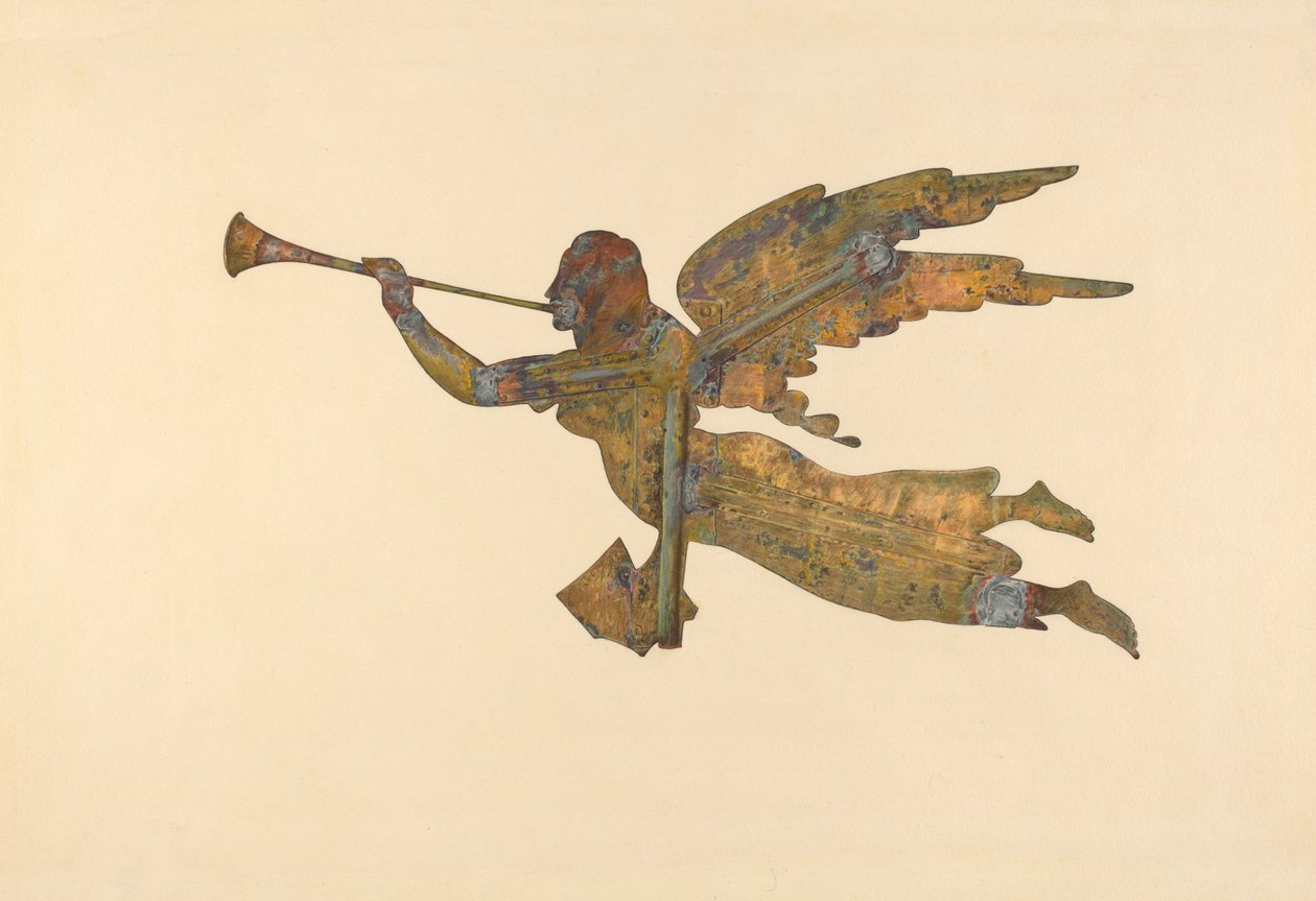 Gabriel Weather Vane, c. 1939. tekijältä Lucille Chabot