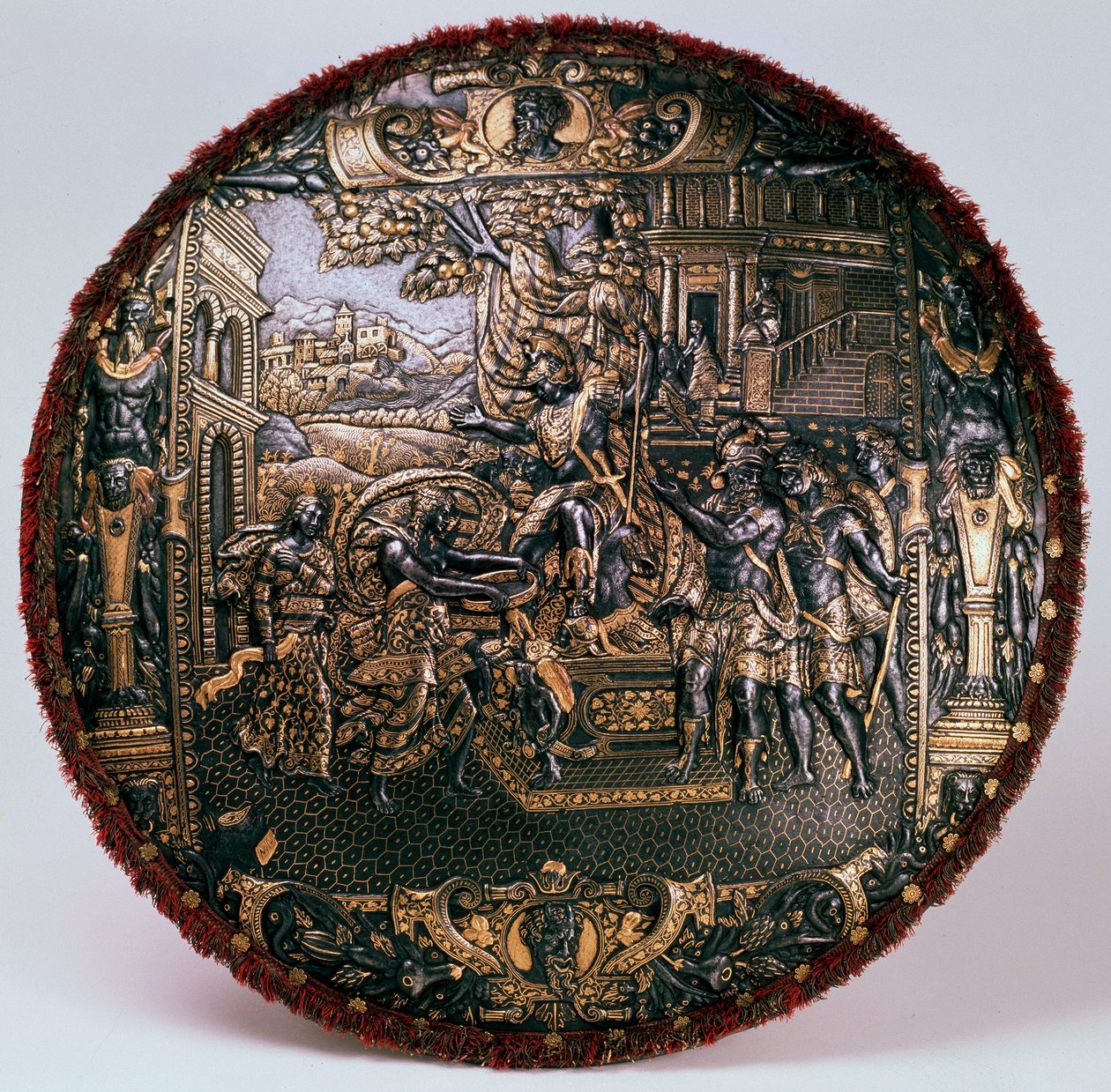"Paraatikilpi", c1580. tekijältä Lucio Piccinino