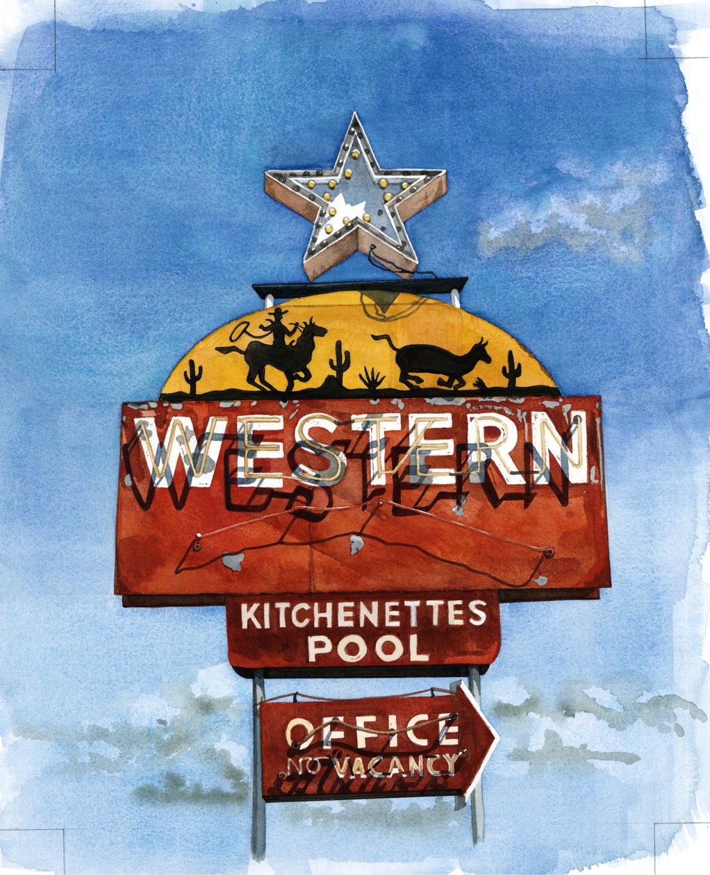 Lone Star, 2004 (wc paperilla) tekijältä Lucy Masterman