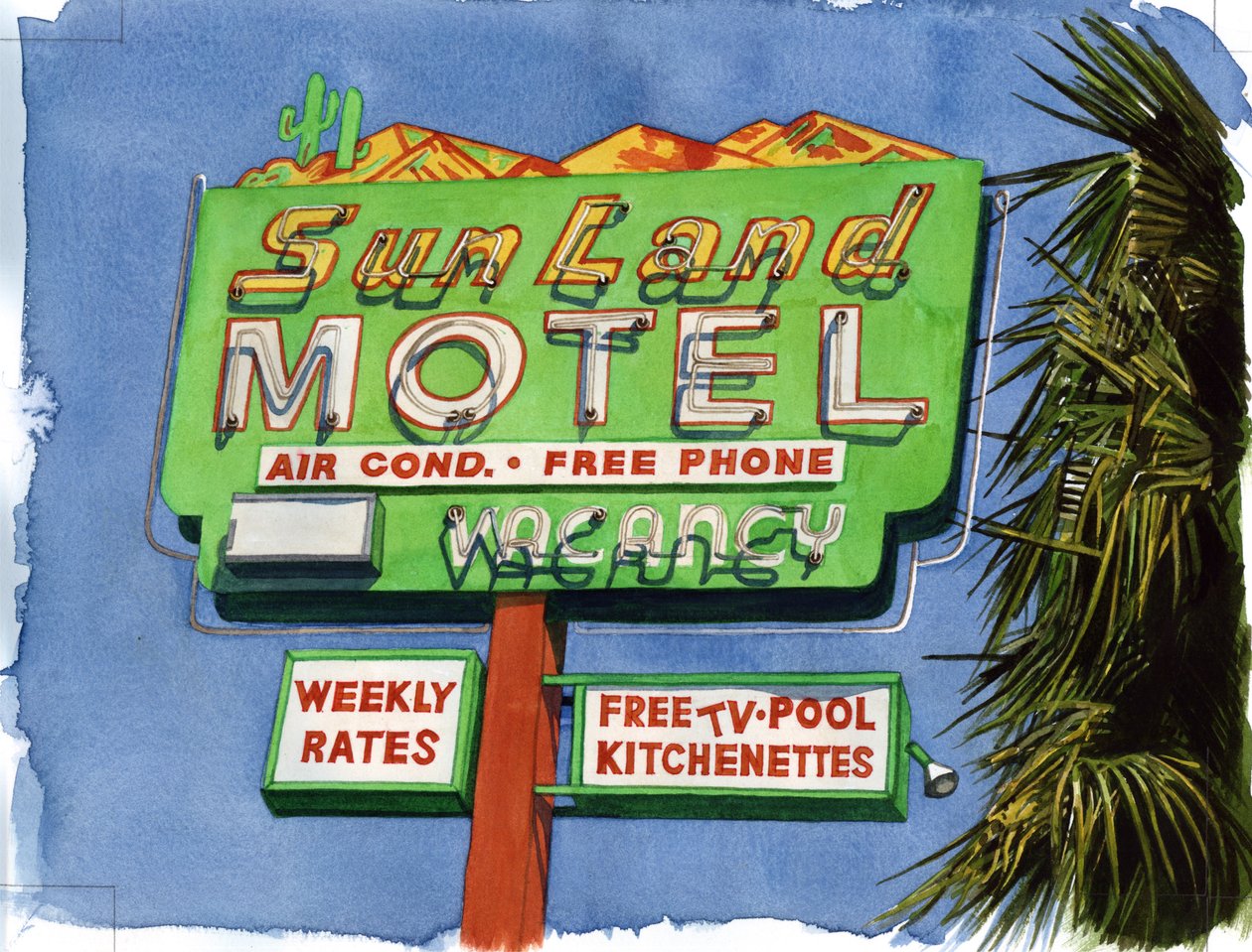 The Sun Land, Miracle Mile, 2004 (wc paperilla) tekijältä Lucy Masterman