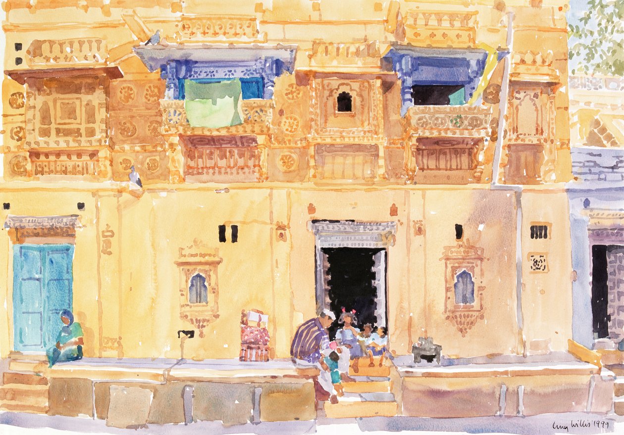 Jaisalmer, 1999 (wc paperilla) tekijältä Lucy Willis