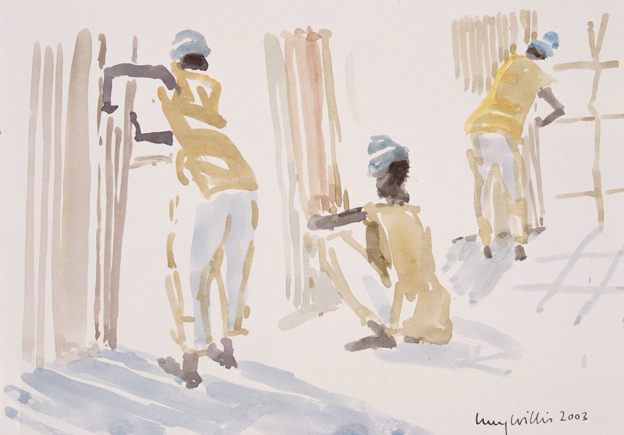Bambuaita, Senegal, 2003 (wc paperilla) tekijältä Lucy Willis