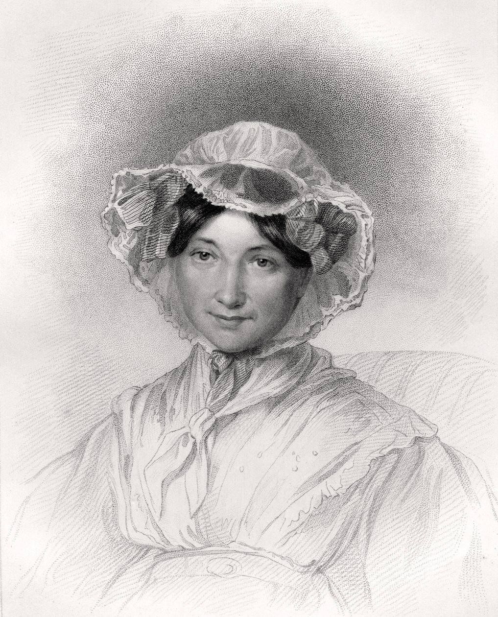 Frances Trollope, kaiverrus W. Holl, National Portrait Gallery, Volume IV, julkaistu noin 1820 tekijältä Lucy Adams