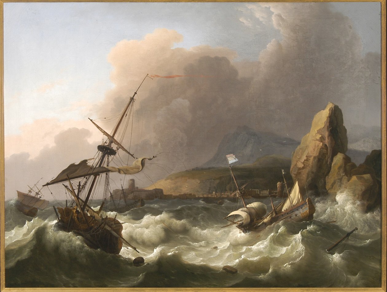 Myrsky merellä, 1702 tekijältä Ludolf Backhuysen
