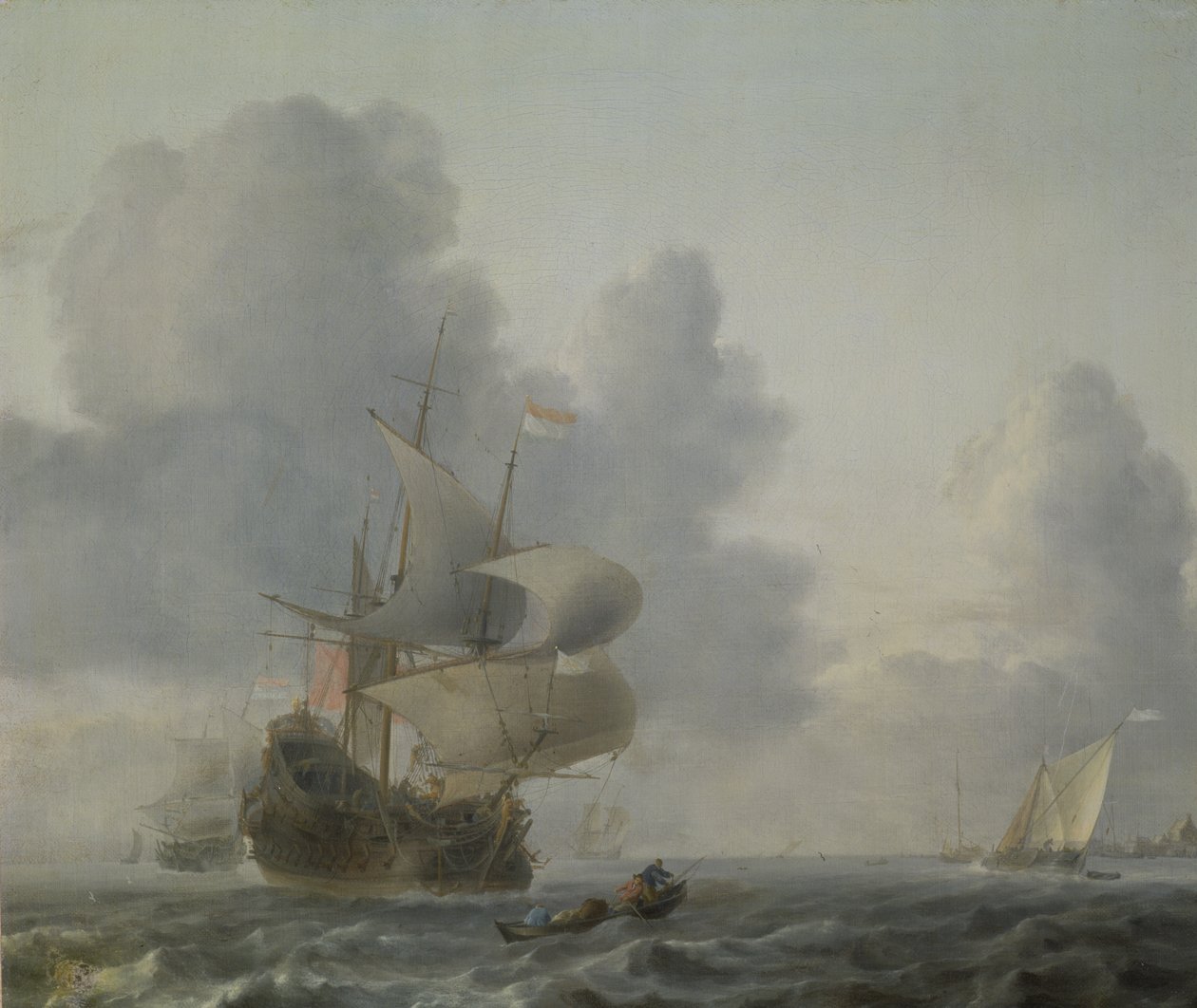 Myrskyinen meri, 1690 tekijältä Ludolf Backhuysen
