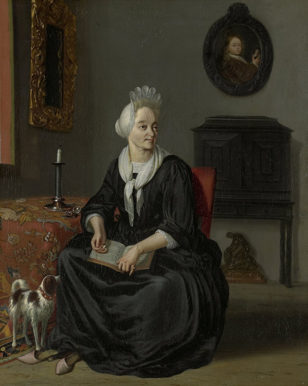 Anna de Hooghe (1645-1717). Taiteilijan neljäs vaimo tekijältä Ludolf Bakhuysen