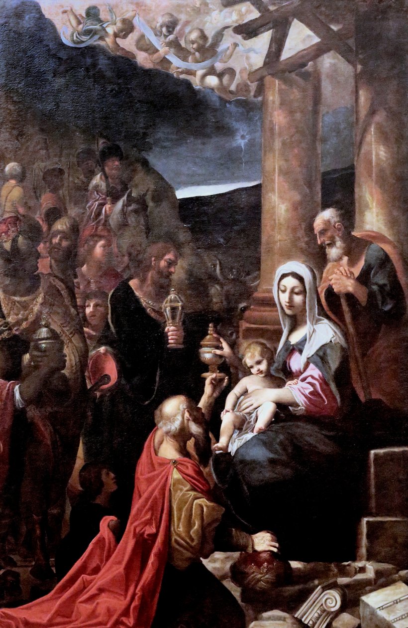 Maagien palvonta tekijältä Ludovico Carracci