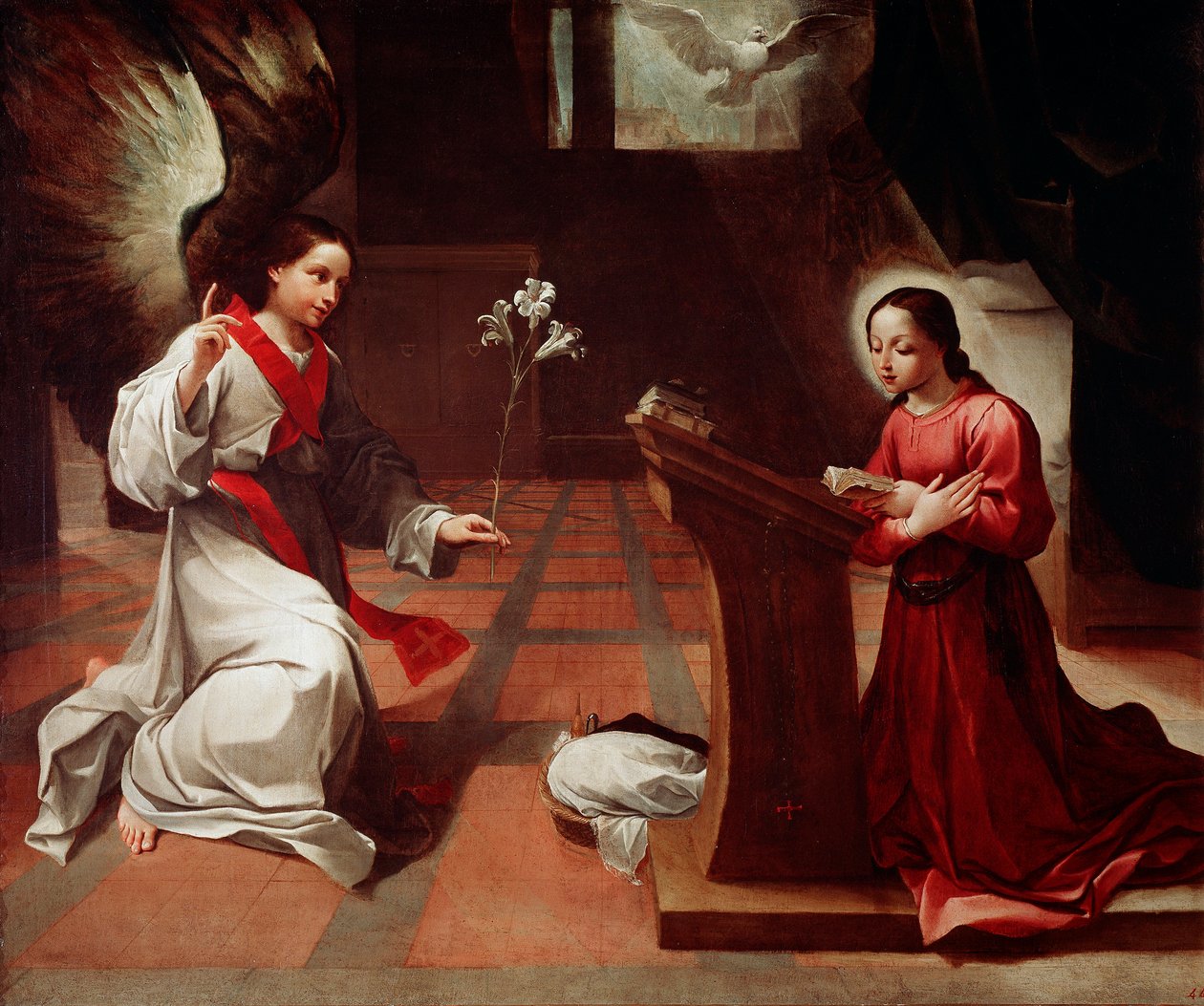 Lodovico Carraccin ilmestysmaalaus (Ludovic Carrache tekijältä Ludovico Carracci