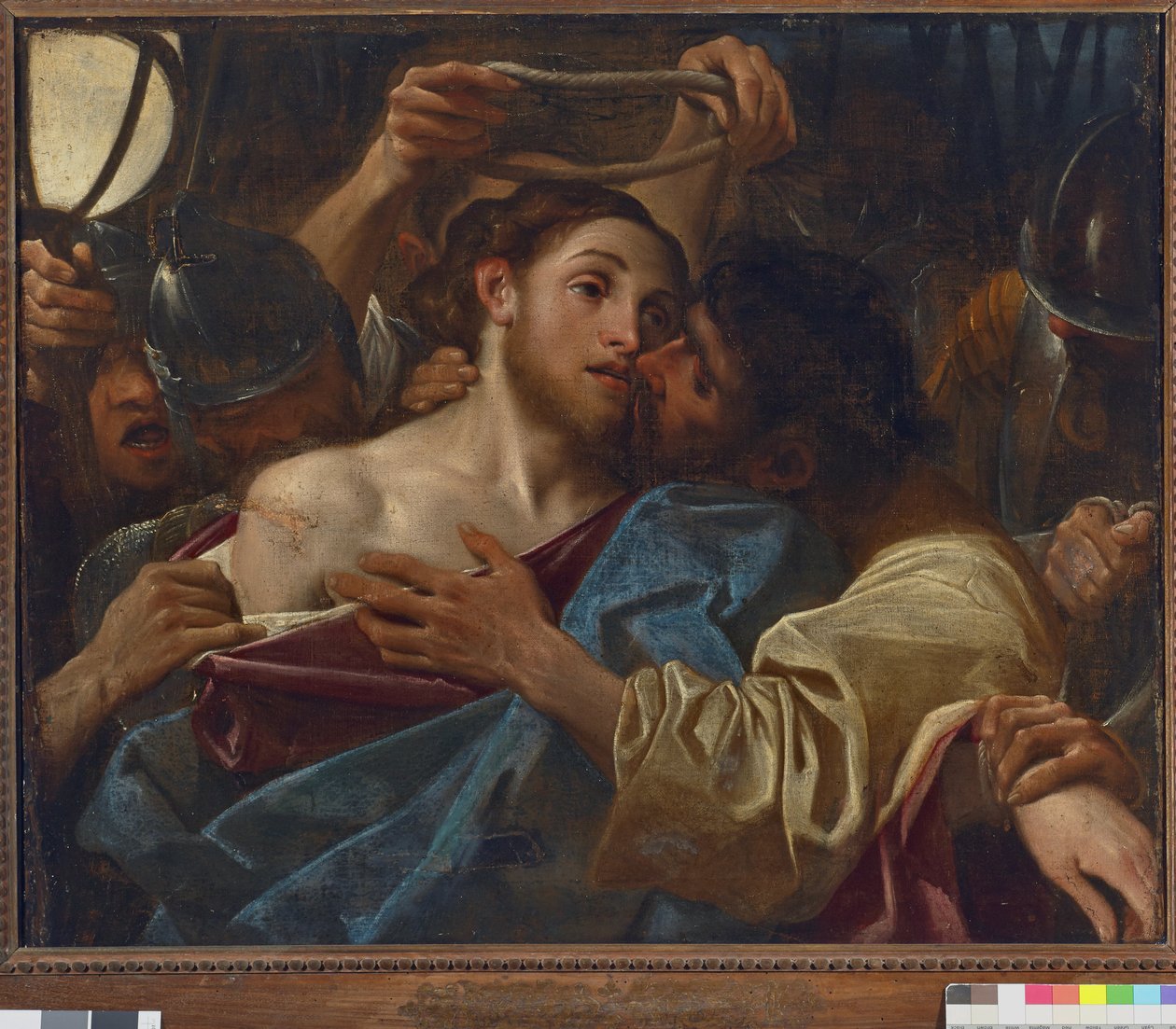 Juudaksen suudelma (öljy kankaalle tekijältä Ludovico Carracci